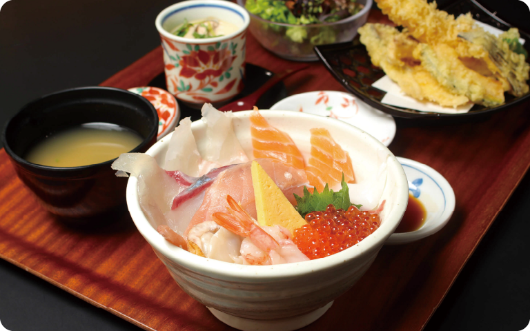 海鮮丼御膳